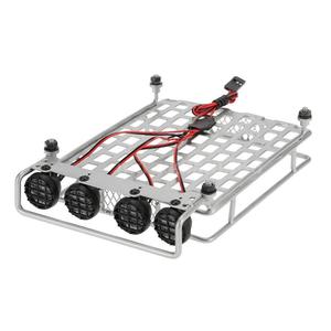1/10 RC4WD D90 Car RC OFF-ROAD BRUSH bagaglio vassoio bianco Crazy Led Light Bar - Product Image 6