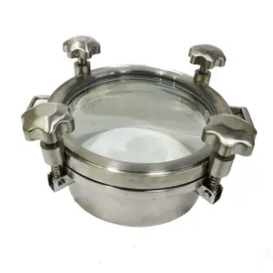 Réservoir de pression circulaire, hygiène oral, couvercle de trou avec verre à visée