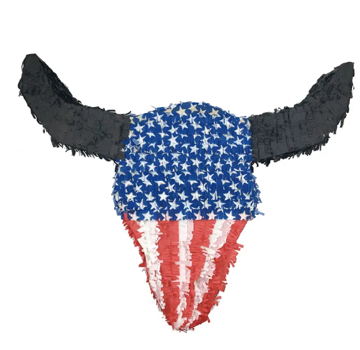 Día de la Independencia de Estados Unidos 4th de Julio de buey Toro Piñata