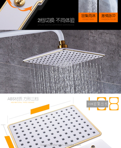 สีขาวที่มีคุณภาพสูงทองเหลืองอุปกรณ์ประปาชื่อ - Product Image 4