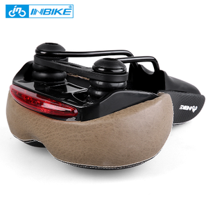 Inbike ampliar montar bicicleta con luz trasera espesar esponja cojín bicicleta de carretera golpes <span class=keywords><strong>MTB</strong></span> piezas de la <span class=keywords><strong>bici</strong></span> sillín - Product Image 6