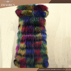 Giacca in Pelliccia di Procione, Cappotto Lungo Invernale da Donna, Produzione Diretta - Product Image 2