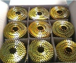 1 1/4 \ "1 1/2 \" 1 3/4 \ "11 Gauge 0.120 \" Glad 15 Graden Diamant Punt Cs Ss Bv Hdg Mg 7200 Tel Coil Nagel Stalen Dakspijkers - Product Image 4