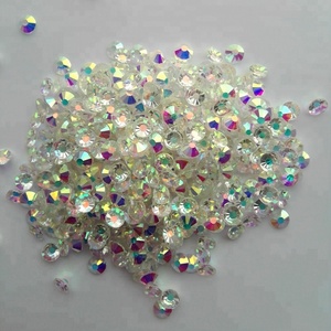 Diamantes de imitación nail art, sin adhesivo, cristal AB - Product Image 1