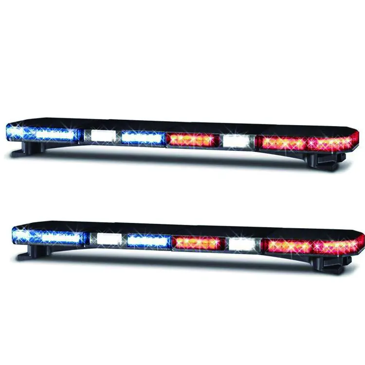 Роскошная светодиодная красная синяя мигающая аварийная охранная сирена для патрульных полицейских машин