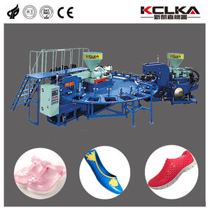 KCLKA <strong>PVC</strong> Two Color Air-Blowing and Jelly Shoes Injection Molding <strong>Machine</strong> Plastic Sandal <strong>Sole</strong> <strong>Making</strong> <strong>Machine</strong> - Product Image 5