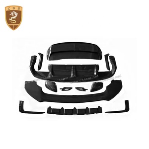 Accesorios <span class=keywords><strong>Modificados</strong></span> para Automóviles, Aptos para Bentley Bentayga, Parachoques Delantero y Trasero, Faldones Laterales, Kits de Carrocería Completos de Fibra de Carbono - Product Image 5