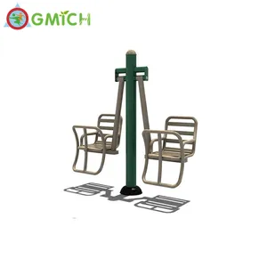 Galvanized steel pipe double seat kids patio swing chair for JMQ-G185K