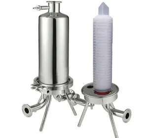 Hot sale Virgin coconut oil filter machine/ Stainless steel filter housing for removing the particles in coconut oil