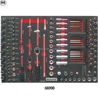 400pcs jeu d'outils de garage avec 8 tiroirs chariot à outils pour une fixation automatique flexible