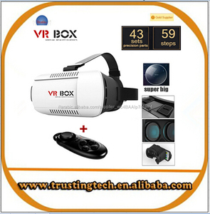 2016 جوجل كرتون VR <span class=keywords><strong>3</strong></span>.0 Pro1.0 الإصدار 2.0 الواقع الافتراضي 3D نظارات + بلوتوث الذكية لاسلكي غمبد التحكم عن بعد - Product Image 1