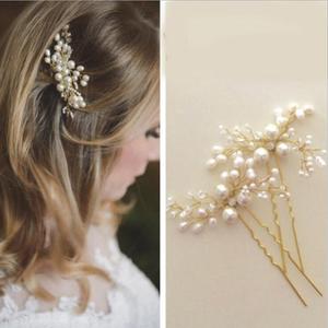 Wholesale Fashion Crystal <strong>Pearl</strong> <strong>Hair</strong> Clip Wedding Flower Bridal <strong>Hair</strong> Clips Accessories <strong>Hair</strong> <strong>Pins</strong> for Women - Product Image 5
