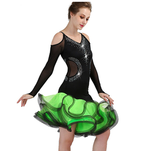 Robe de <span class=keywords><strong>danse</strong></span> à franges pour femmes, vêtement Sexy, populaire, Cha, 3500 - Product Image 2
