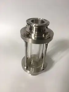 Stainless Steel Sight Glass Clamped For Sanitary Dairy Beverage Food Pipeline