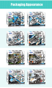 Xingbao Khối Xây Dựng 13001 Tàu Vũ Trụ Khối 8 trong 1 Battleship 872pcs Tàu Hải Quân Tàu Chiến Xây Dựng Gạch Đồ Chơi cho Trẻ Em - Product Image 5