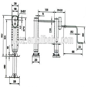 China buena calidad partes de remolque de camiones tren de aterrizaje - Product Image 4