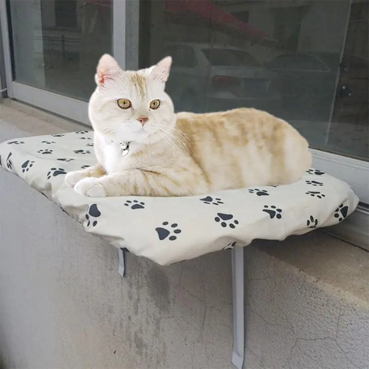 Electric Window Heated Cat hammock bed with board