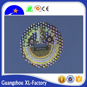 Tùy chỉnh làm xáo trộn hiển nhiên tự dính Hologram Vòng VOID stickers, xác thực Hologram Sticker Áo sơ mi - Product Image 6