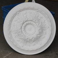 Médaillon mural décoratif en plâtre HN-800 pour hôtel, rosette de plafond moderne en polyuréthane, grande taille