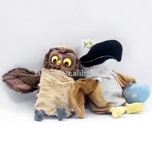 Custom Wildlife animals falcon stuffed plush hawk plush stuffed eagle Puppet toy