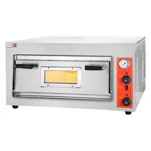 Horno eléctrico comercial para Pizza, horno individual de TEP-4S, horneado para pastel y pan, novedad de 2018