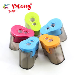 Yl96137 Высококачественная пластиковая точилка для карандашей с двойными отверстиями для школы и офиса - Product Image 5