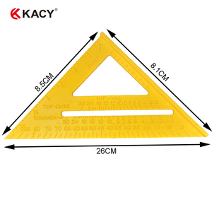 Strumento di Layout quadrato angolo di plastica quadrato righello per carpentiere triangolo destro, piazza di plastica - Product Image 6