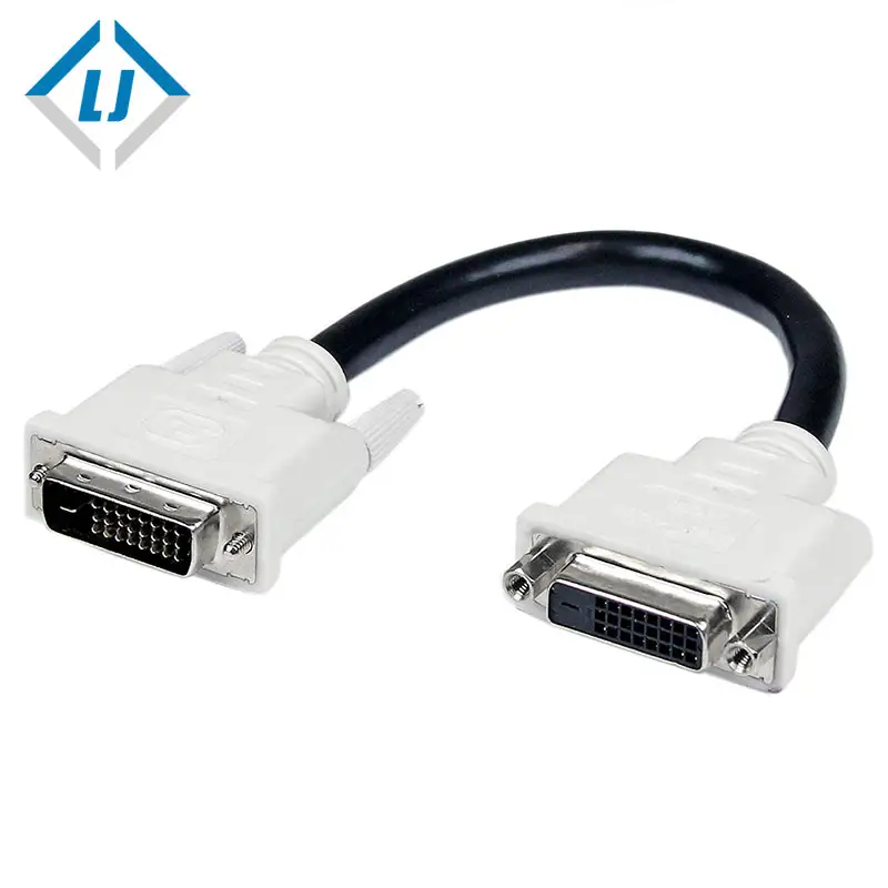 Cable Dvi High Speed Male To Male 24K Gold Plated Mini Dvi Port Cable For Hdtv 24+1 24+5 Dual Link Single Link