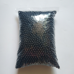 500グラム/バッグ3MM 4MM 5MM 6MM 8MM 10MM 12MMバボビーズ不透明キャビア穴なしブラックビーズ - Product Image 6