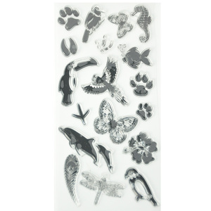 <span class=keywords><strong>Sellos</strong></span> <span class=keywords><strong>acrílicos</strong></span> transparentes <span class=keywords><strong>personalizados</strong></span> de animales para la fabricación de tarjetas - Product Image 3