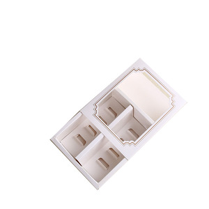 Hộp Đựng Bánh Donut <span class=keywords><strong>Mini</strong></span> Với Cửa Sổ Rõ Ràng Hộp Macaroon Trắng - Product Image 4