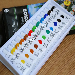 צינור אלומיניום מקצועי Intermixable גוף כבד אקריליק צבע 0.4 Oz - Product Image 4