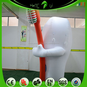 Personalizzata divertente gonfiabile tipo di dente per la promozione, bella dente gonfiabile Replica - Product Image 3