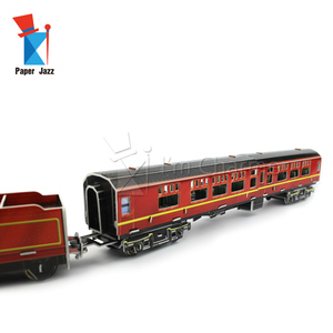Rompecabezas de espuma <span class=keywords><strong>3D</strong></span>, tren de juguete, tren de papel - Product Image 5