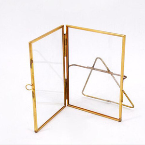 Moldura de vidro flutuante para fotos, moldura de vidro simples 4x6 polegadas para mesa de casamento - Product Image 5