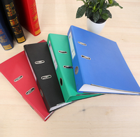 Porte-documents en métal robuste à double trou, grand format A4, pour le bureau, clip de rangement de documents couleur, classeur à levier pour classement