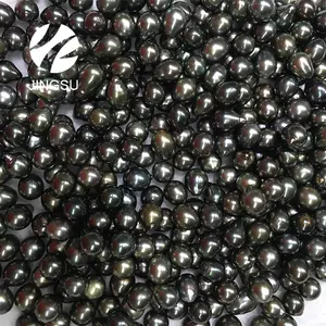 Perlas Tahitianas de color negro, sueltas, sin perforar, con forma Barroca, tamaño disponible desde 9 mm hasta 18 mm