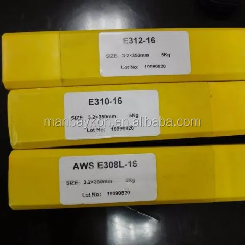 Suministro de fábrica AWS A5. 4 E308L-16 electrodo de soldadura
