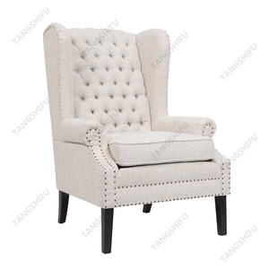 Button Tufted <strong>Chesterfield</strong> High <strong>Back</strong> <strong>Wing</strong> <strong>Chair</strong> - Product Image 1