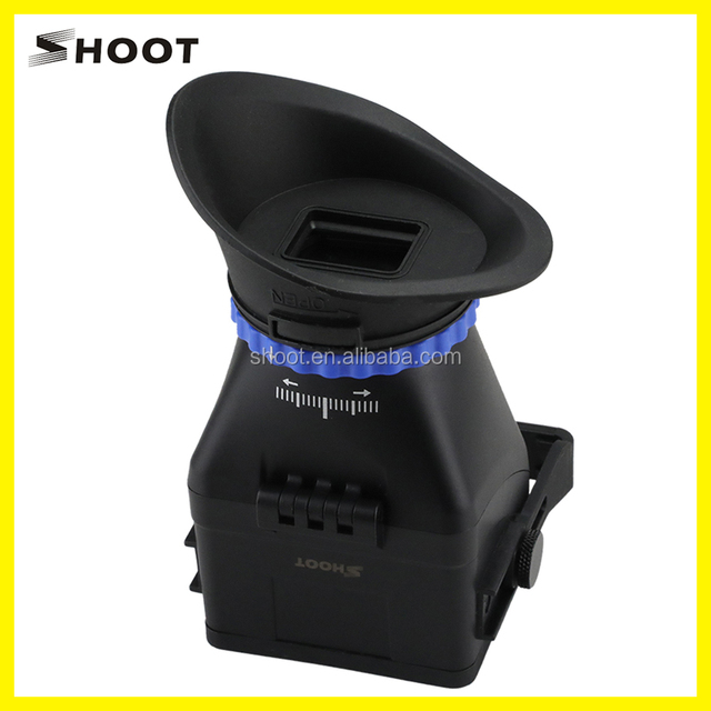 SHOOT LCD Screen Viewfinder Camera Photography Accessory for EOS 5D/5D2/5DS/5DS R/5DS2 Adjustable ABS Material
