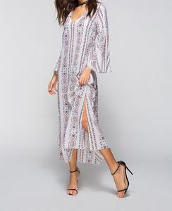 2022 Plus Size Boho Bohemian tunica abiti Casual lunghi Maxi abiti di grandi dimensioni <span class=keywords><strong>abbigliamento</strong></span> donna di grandi dimensioni - Product Image 5