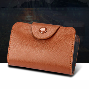 Tarjetero de Cuero Genuino Personalizado con Logotipo, para Tarjetas de Crédito y de Presentación - Product Image 6