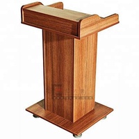 Moderno Púlpito de Madera, Atril de Madera para Iglesia