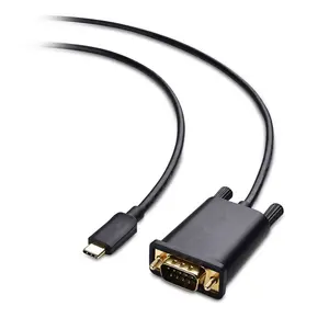 USB-C zum RS-232 des seriellen DB9-Adapterkabels-3 Fuß