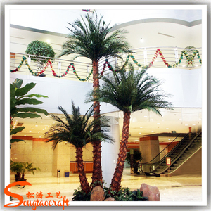 Para interiores decoración gran árboles de plástico falso <span class=keywords><strong>artificial</strong></span> árbol de palma para la venta - Product Image 5