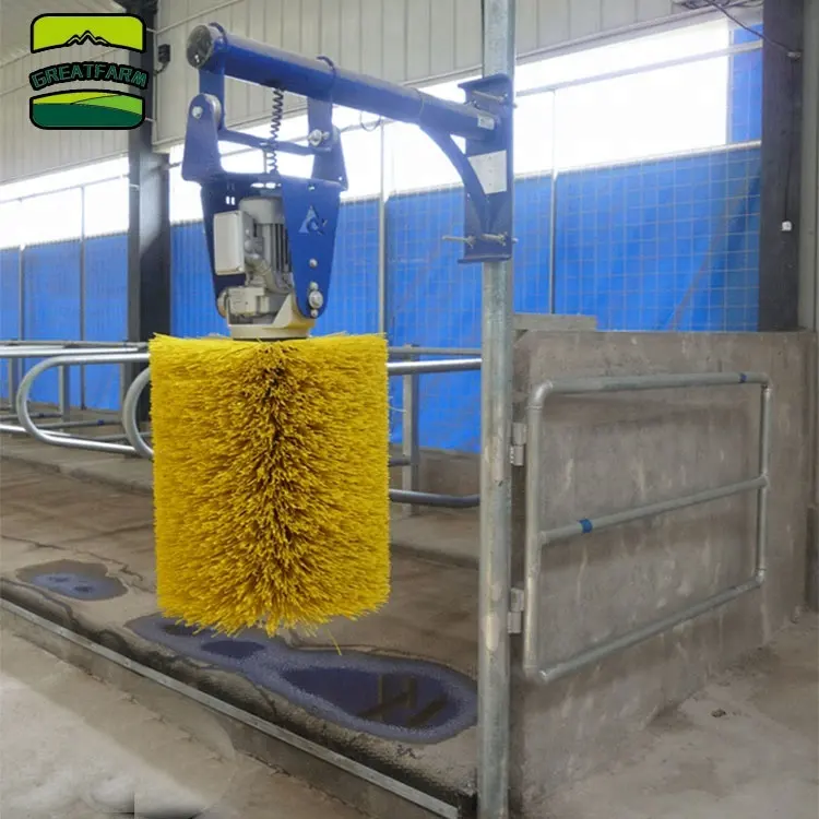 Hot Sales Automatic Cow Body Brush Scratching Cow Spinning Brush with Motor for Cattle farm equipment