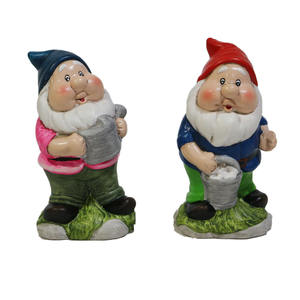 ของตกแต่งบ้านทำมือโบราณทำจากเรซิ่นส่วนบุคคล,โนมส์ในสวนตามสั่ง - Product Image 3