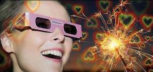 Jaxy Kính nhiễu xạ giấy quảng cáo với trái tim, Santa Claus, người tuyết, Cây giáng sinh và hươu - Product Image 6