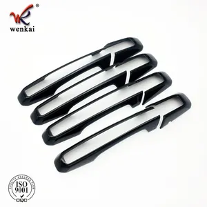 8pcs ABS Black Door Handle Cover For Range Rover Evoque Sport Freelander /For Jaguar XE XF F-Type Discovery 5 Car Accessories