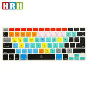 BSCI Factory PS Serato DJ VIM Funktion Hotkey Short cut Tastatur abdeckung Silikon haut für MacBook Pro 13 15 17 Tastatur haut